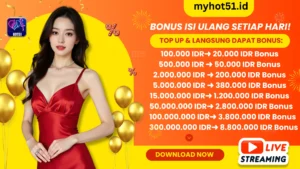 HOT51 Live Bar Terpopuler Bonus Harian